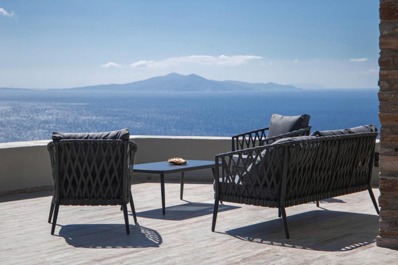 Acron Andros - Luxury Villa With Private Pool Korthio المظهر الخارجي الصورة