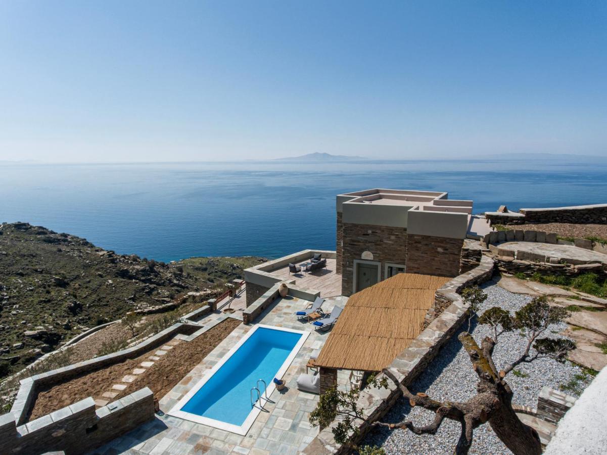 Acron Andros - Luxury Villa With Private Pool Korthio المظهر الخارجي الصورة