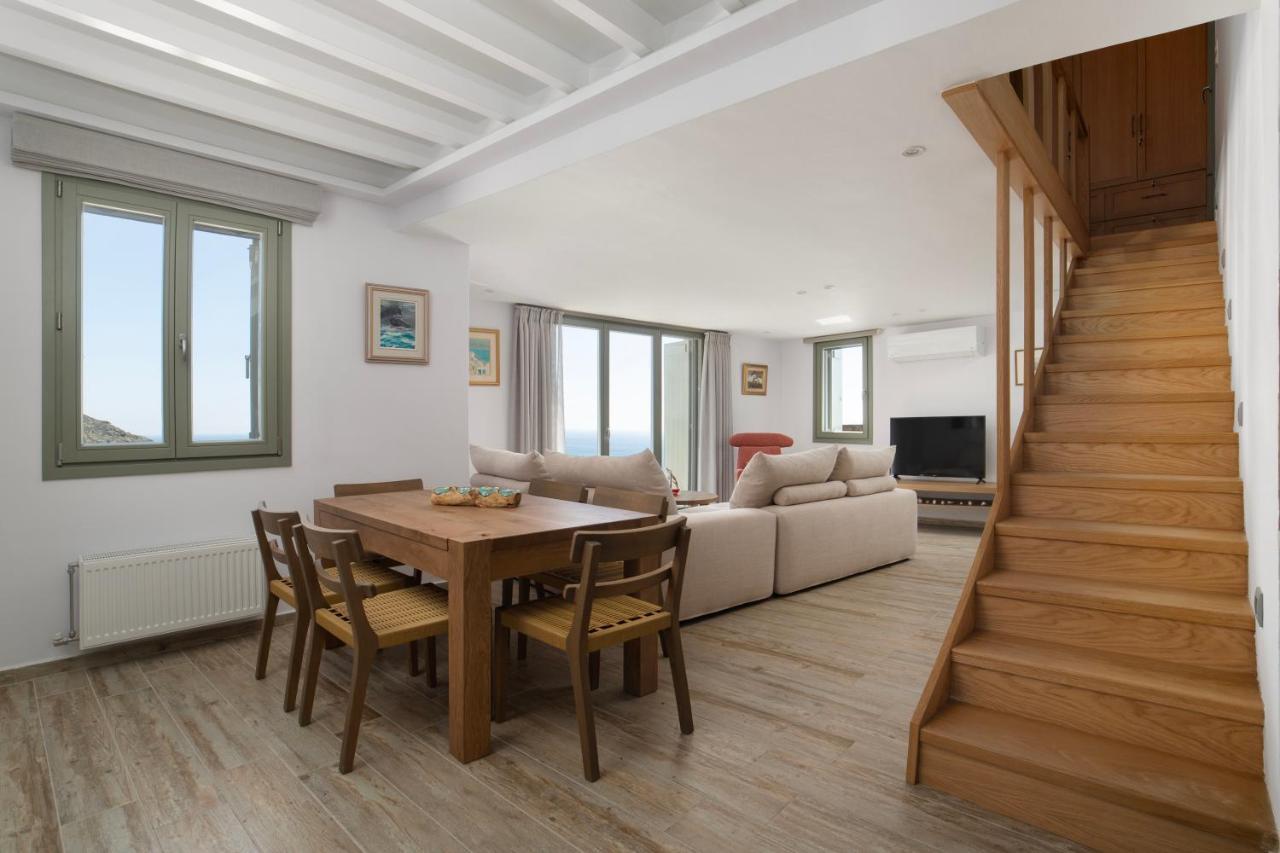 Acron Andros - Luxury Villa With Private Pool Korthio المظهر الخارجي الصورة