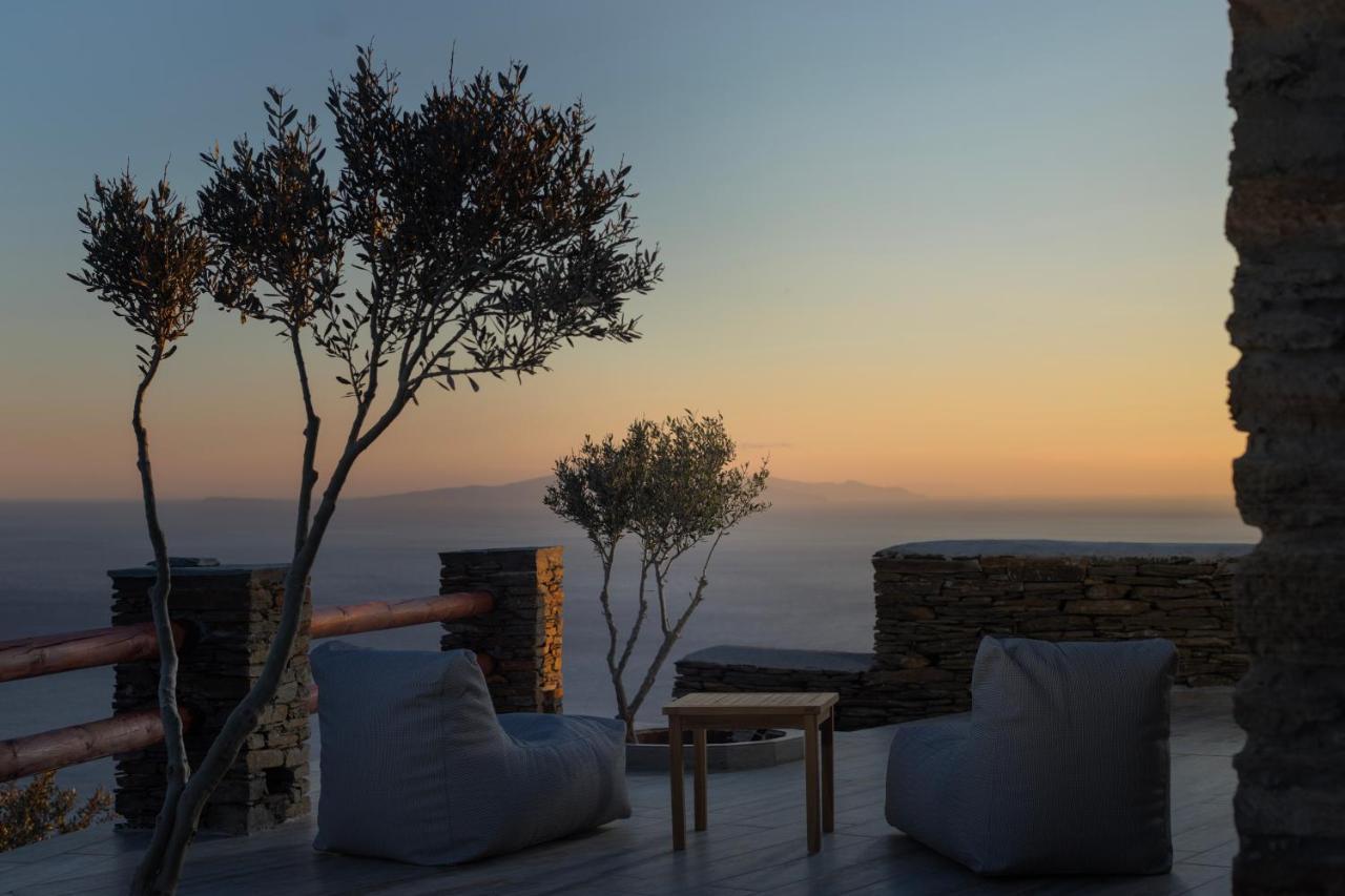 Acron Andros - Luxury Villa With Private Pool Korthio المظهر الخارجي الصورة